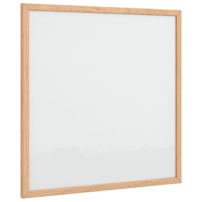 Tableau blanc magnétique Vidaxx avec cadre en pin massif 40x40 cm