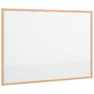 Tableau blanc magnétique Vidaxx avec cadre en pin massif 80x55 cm