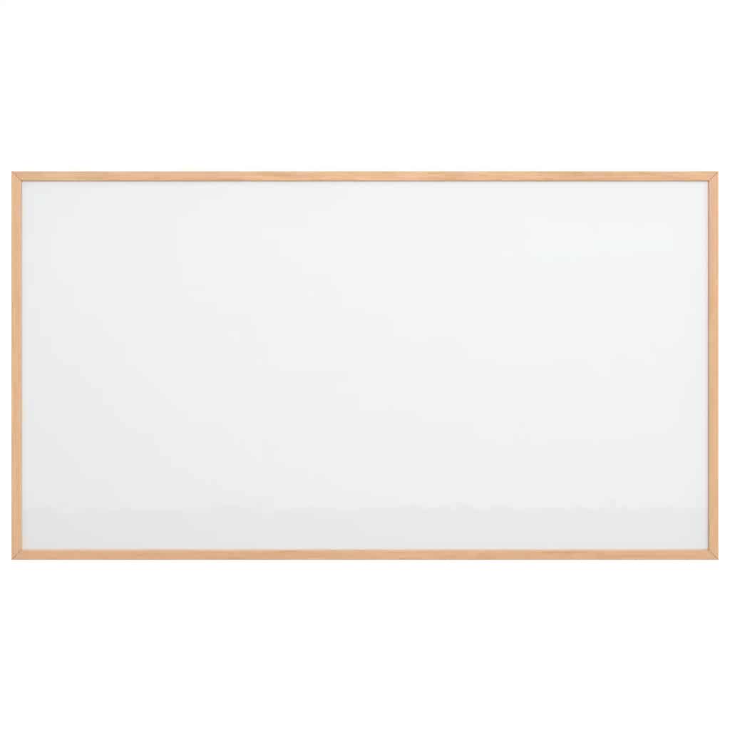 Tableau blanc magnétique Vidaxx avec cadre en pin massif 100x55 cm