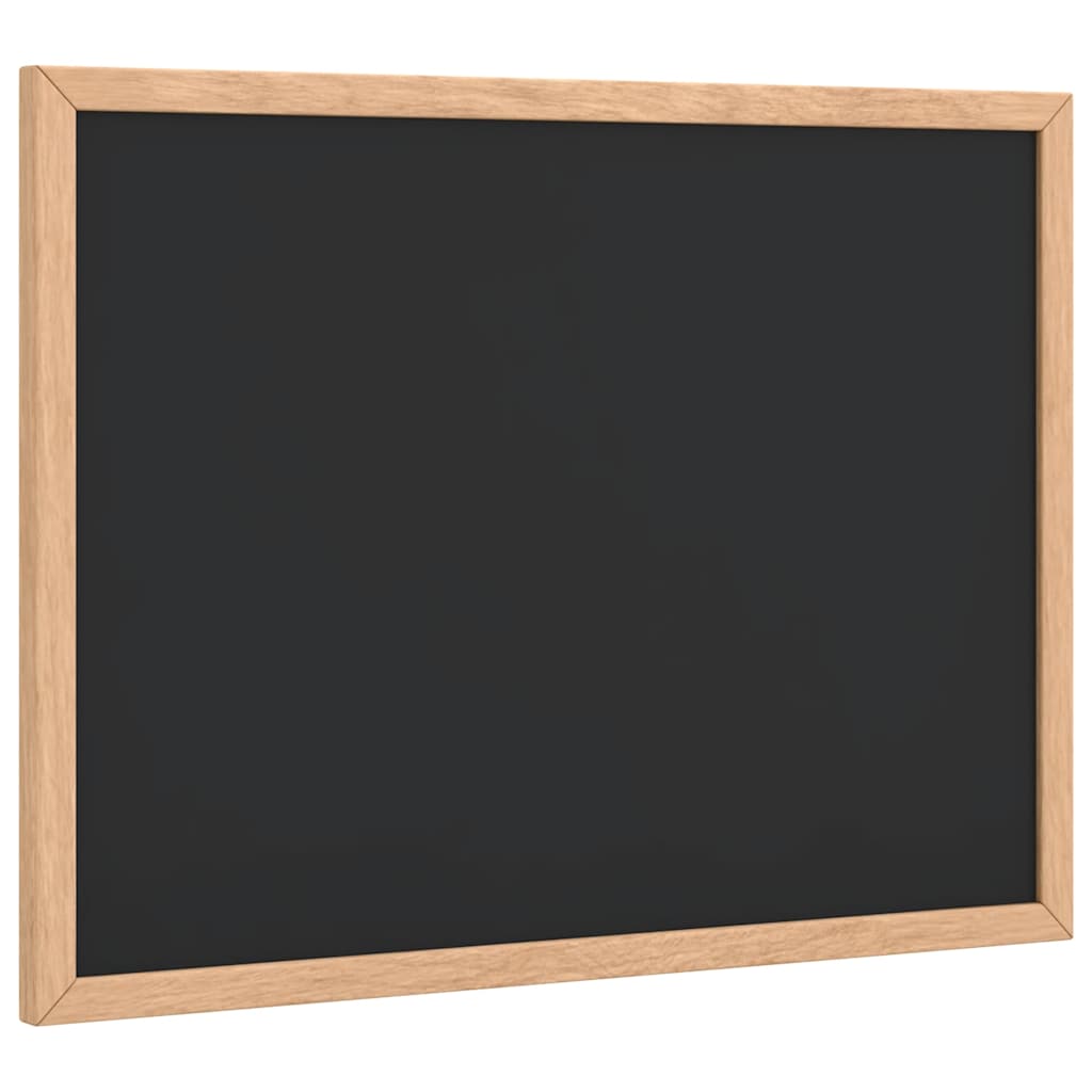 Tableau Vidaxx avec cadre en pin massif 40x30 cm noir