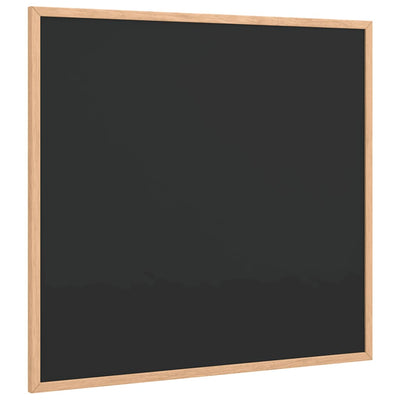 Tableau Vidaxx avec cadre en pin massif noir 60x55 cm
