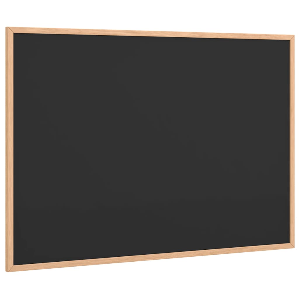 Tableau Vidaxx avec cadre en pin massif noir 80x55 cm