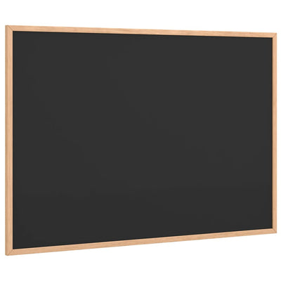 Tableau Vidaxx avec cadre en pin massif noir 80x55 cm