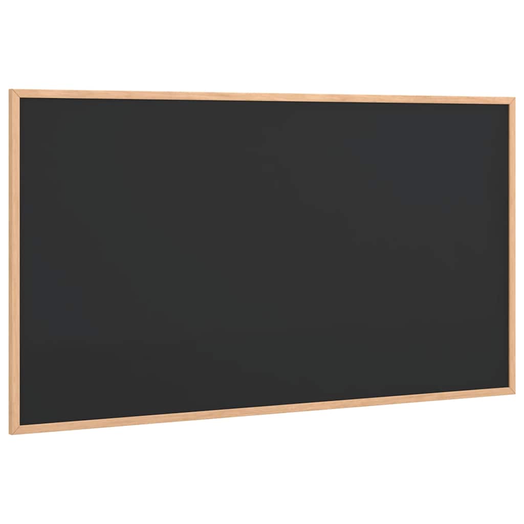 Tableau Vidaxx avec cadre en pin massif noir 100x55 cm