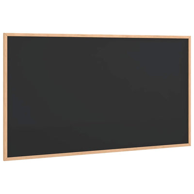 Tableau Vidaxx avec cadre en pin massif noir 100x55 cm