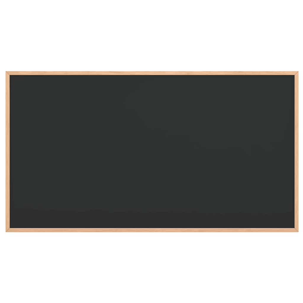 Tableau Vidaxx avec cadre en pin massif noir 100x55 cm