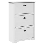 Rack de chaussures Vidaxl Bodo 80x35x118 cm blanc - afbeelding 2