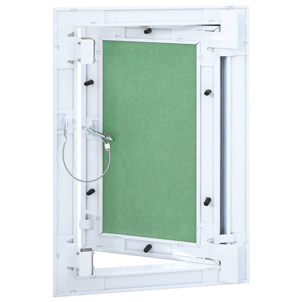 VidaXL panneau d'accès vert et argent 25 x 35 cm