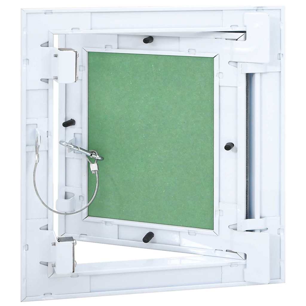 Panneau d'accès VidaXL vert et argent 30 x 30 cm