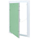 Panneau d'accès VidaXL vert et argent 35 x 45 cm