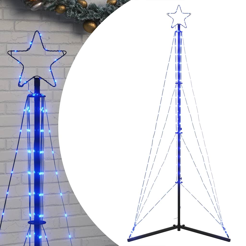 Vidaxl LED Arbre de Noël 363 LEDS 182 cm bleu