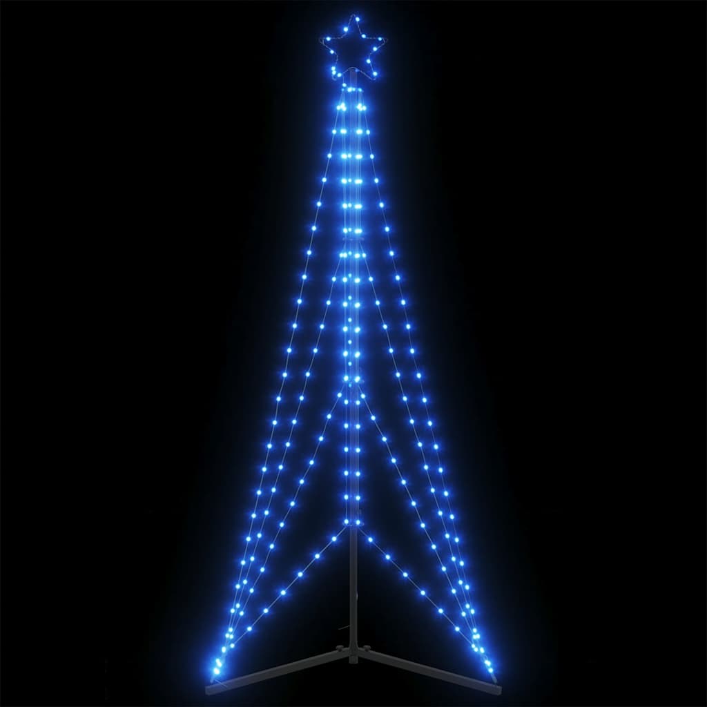 Vidaxl LED Arbre de Noël 363 LEDS 182 cm bleu