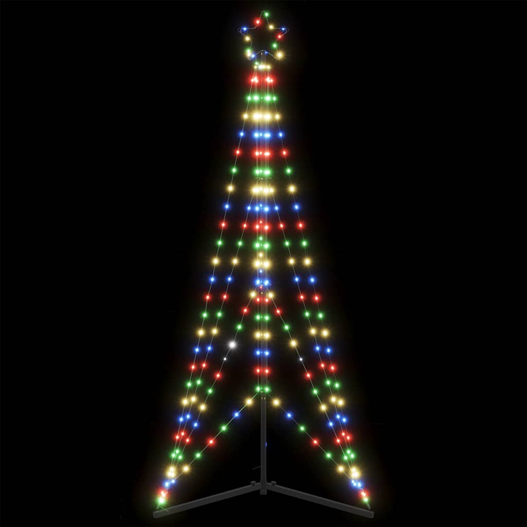 Vidaxl LED Arbre de Noël 363 LEDS coloré 182 cm