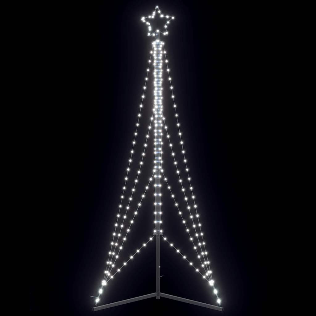 Vidaxl LED Arbre de Noël 483 LEDS Cold White 240 cm