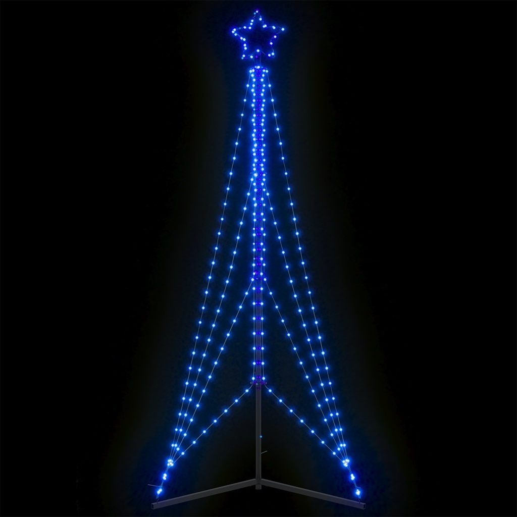 Vidaxl LED Arbre de Noël 483 LEDS 240 cm bleu