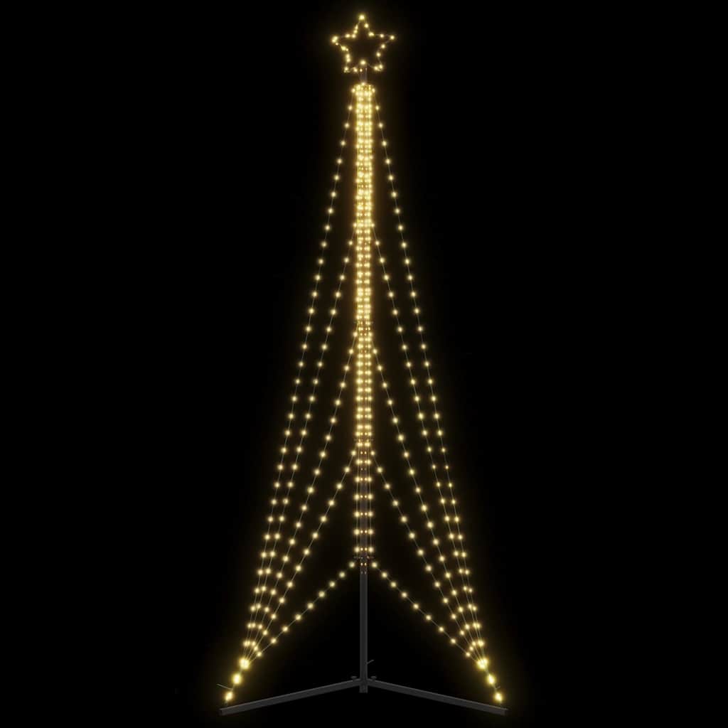 Vidaxl LED Arbre de Noël 525 LEDS blanc chaud 302 cm
