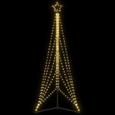 Vidaxl LED Arbre de Noël 525 LEDS blanc chaud 302 cm