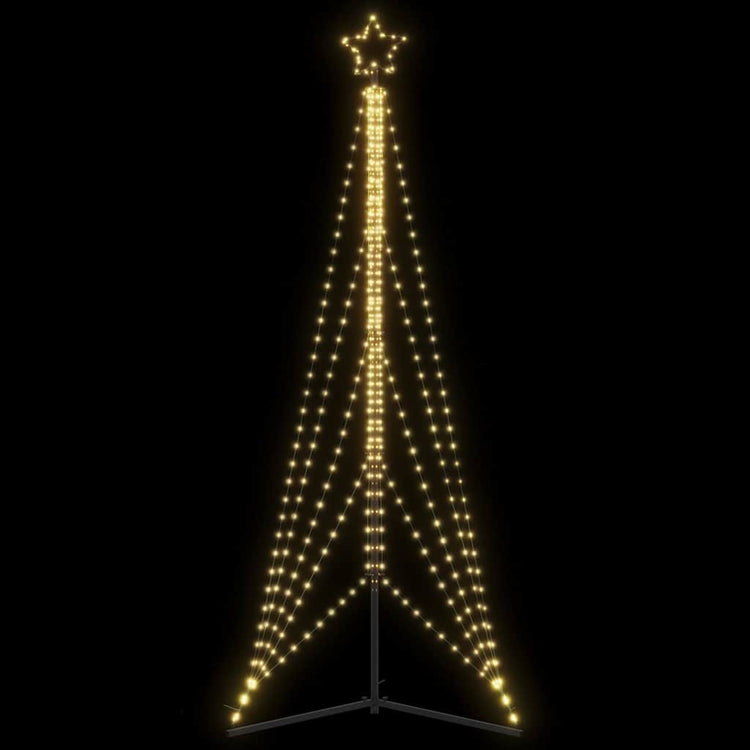 Vidaxl LED Arbre de Noël 525 LEDS blanc chaud 302 cm