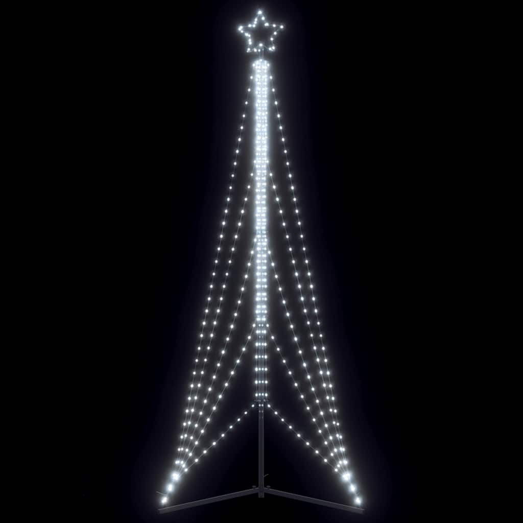 Vidaxl LED Arbre de Noël 525 LEDS Cold White 302 cm
