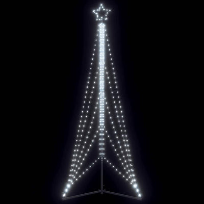 Vidaxl LED Arbre de Noël 525 LEDS Cold White 302 cm