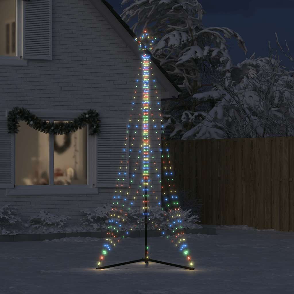 Vidaxl LED Arbre de Noël 525 LEDS coloré 302 cm
