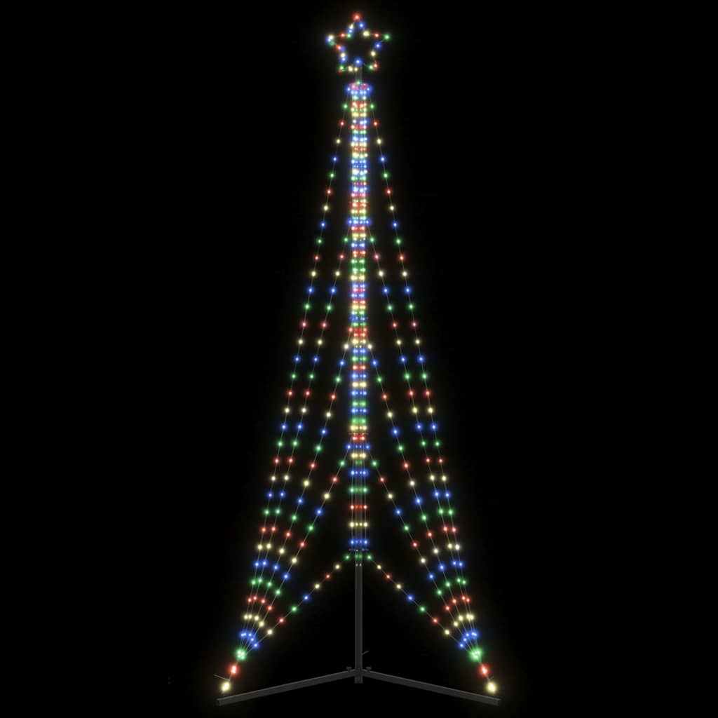 Vidaxl LED Arbre de Noël 525 LEDS coloré 302 cm