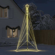 Vidaxl LED Arbre de Noël 615 LEDS blanc chaud 404,5 cm - afbeelding 3