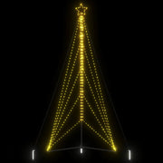 Vidaxl LED Arbre de Noël 615 LEDS blanc chaud 404,5 cm - afbeelding 1