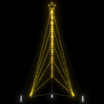 Vidaxl LED Arbre de Noël 615 LEDS blanc chaud 404,5 cm