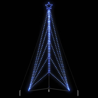 Vidaxl LED Arbre de Noël 615 LEDS 404,5 cm bleu