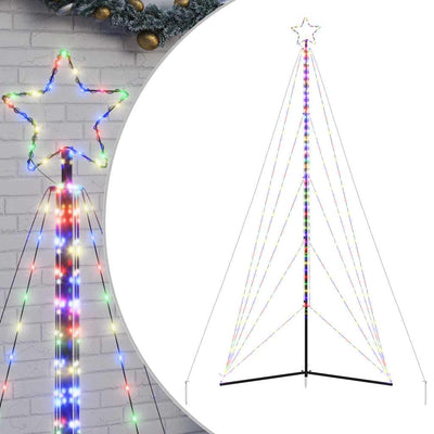 Vidaxl LED Arbre de Noël 615 LEDS coloré 404,5 cm