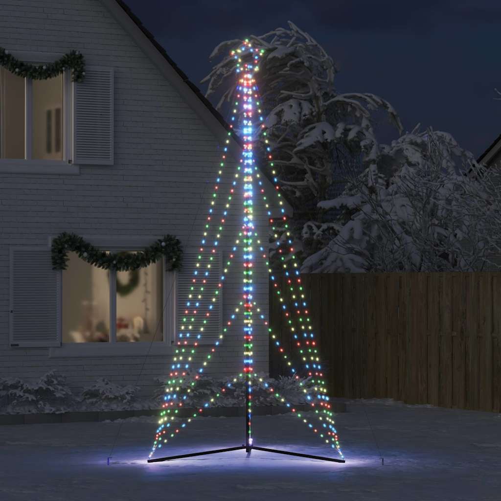Vidaxl LED Arbre de Noël 615 LEDS coloré 404,5 cm