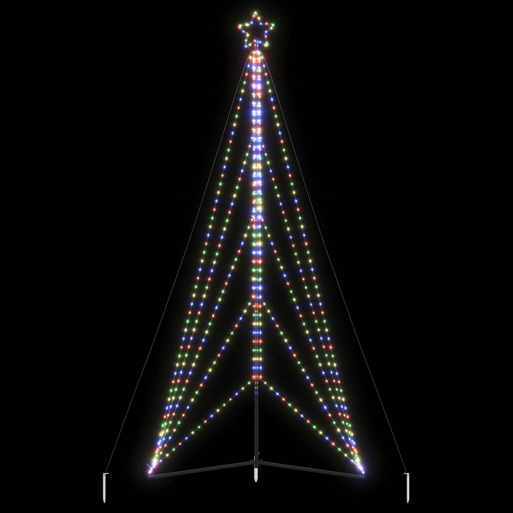Vidaxl LED Arbre de Noël 615 LEDS coloré 404,5 cm