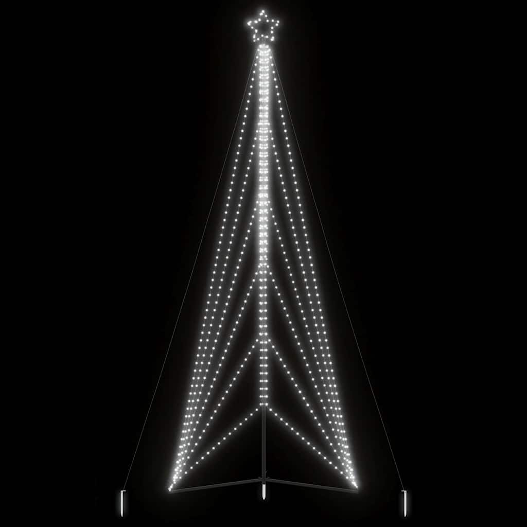 Vidaxl LED Arbre de Noël 861 LEDS Cold White 478 cm