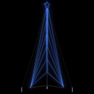 Vidaxl LED Arbre de Noël 861 LEDS 478 cm bleu