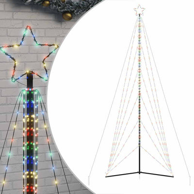 Vidaxl LED Arbre de Noël 861 LEDS coloré 478 cm