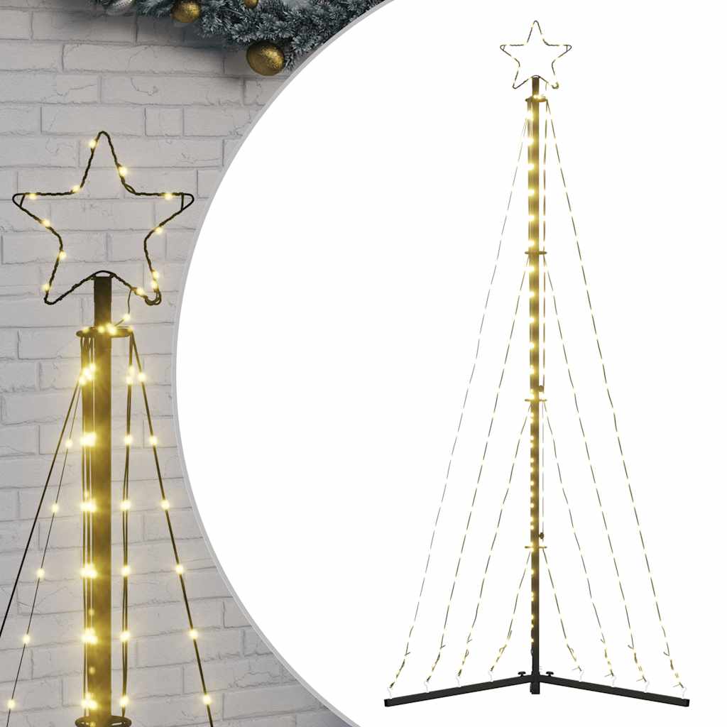 Vidaxl LED Arbre de Noël 339 LEDS blanc chaud 187 cm