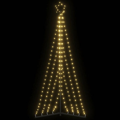 Vidaxl LED Arbre de Noël 339 LEDS blanc chaud 187 cm
