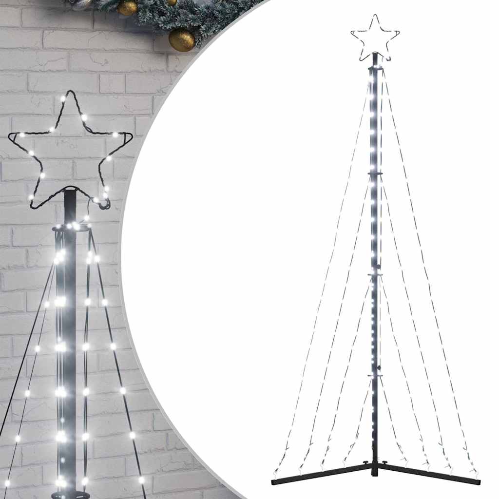 Vidaxl LED Arbre de Noël 339 LEDS Cold White 187 cm