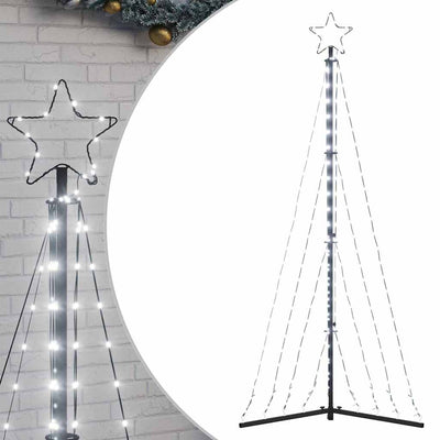 Vidaxl LED Arbre de Noël 339 LEDS Cold White 187 cm