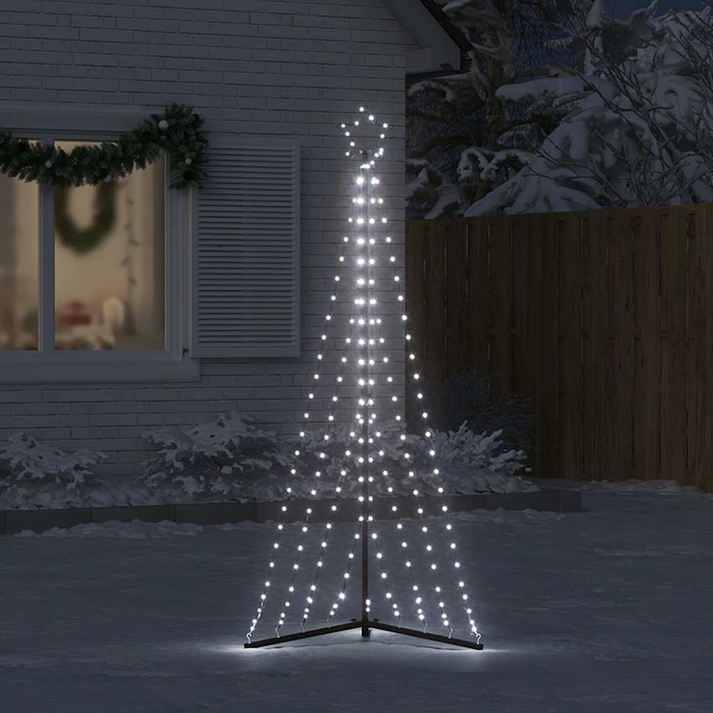 Vidaxl LED Arbre de Noël 339 LEDS Cold White 187 cm