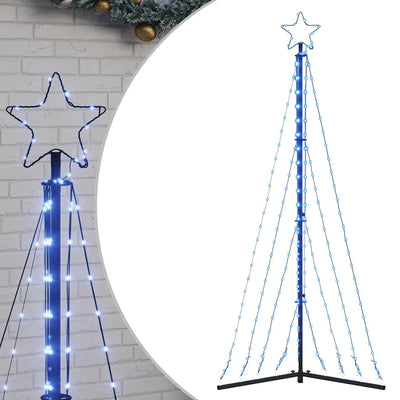Vidaxl LED Arbre de Noël 339 LED 187 cm bleu