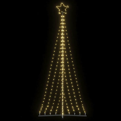 Vidaxl LED Arbre de Noël 447 LEDS blanc chaud 249 cm