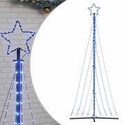 Vidaxl LED Arbre de Noël 447 LEDS 249 cm bleu - afbeelding 2