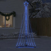 Vidaxl LED Arbre de Noël 447 LEDS 249 cm bleu - afbeelding 3