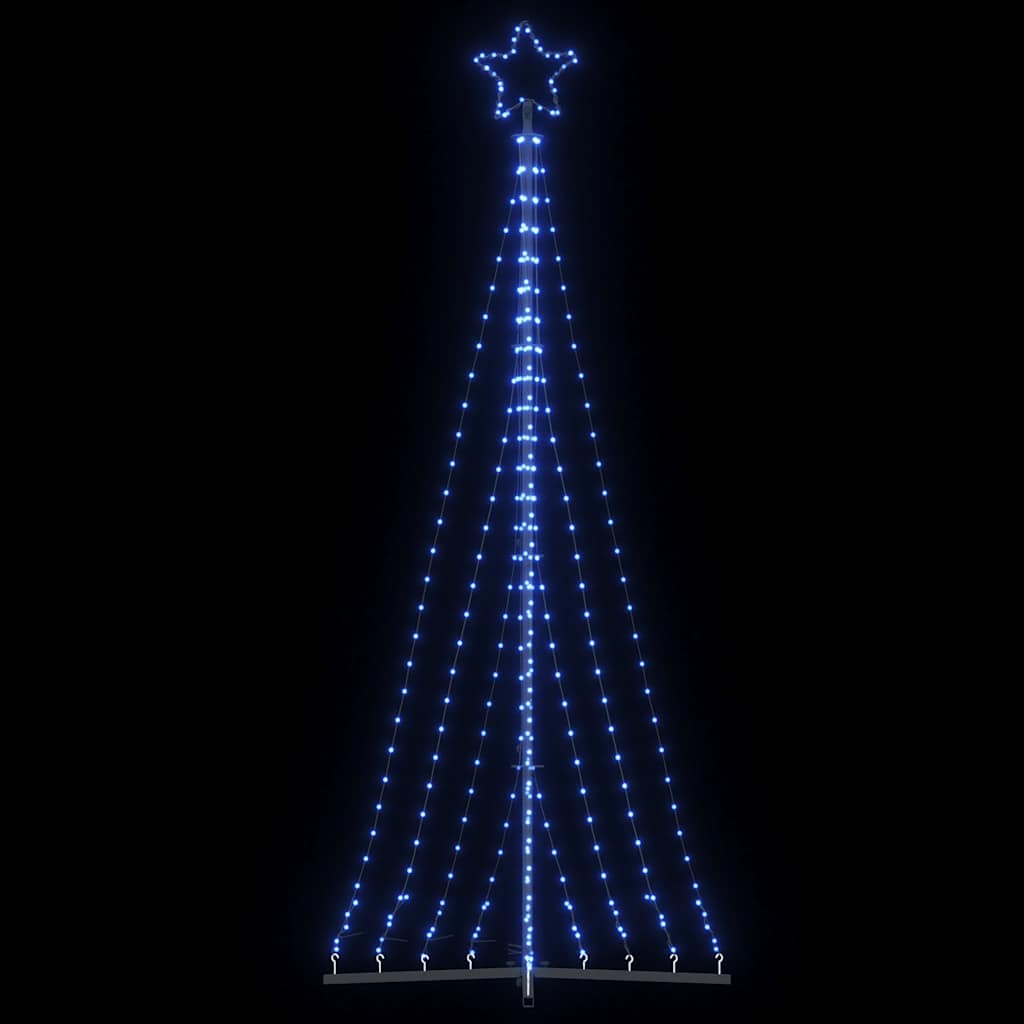 Vidaxl LED Arbre de Noël 447 LEDS 249 cm bleu