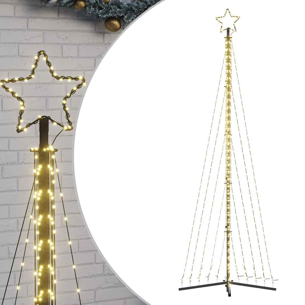 Vidaxl LED Arbre de Noël 495 LEDS blanc chaud 300,5 cm