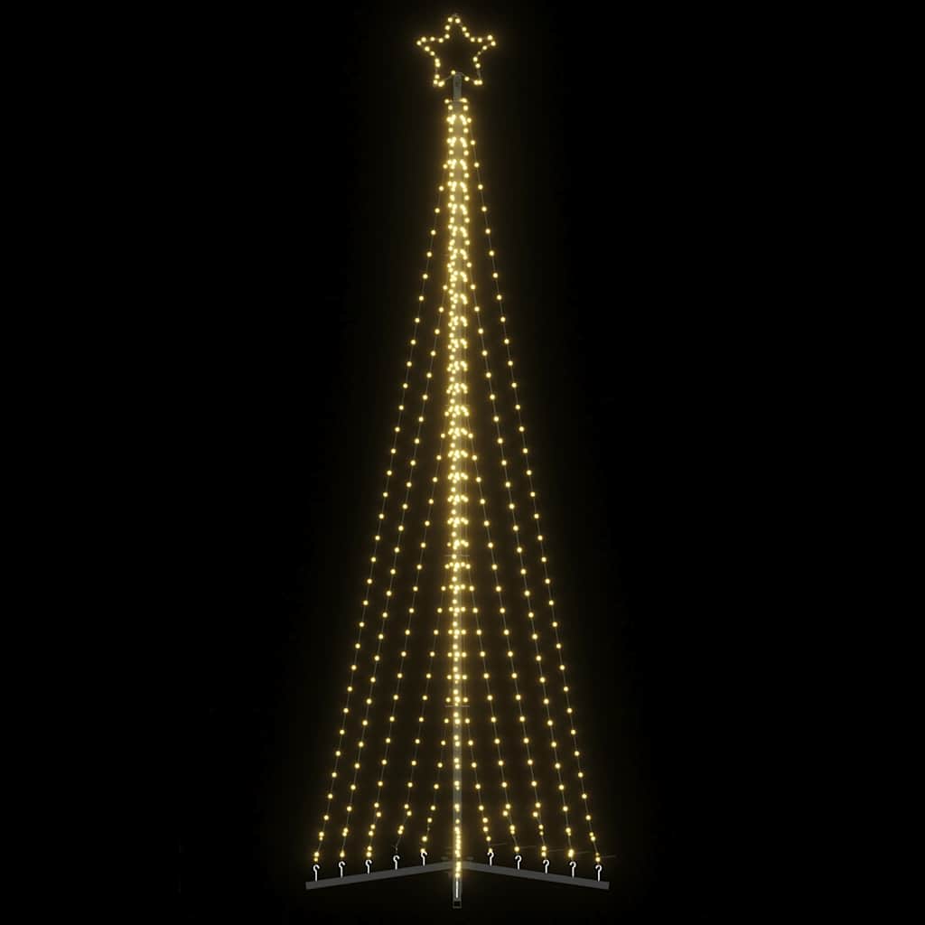 Vidaxl LED Arbre de Noël 495 LEDS blanc chaud 300,5 cm