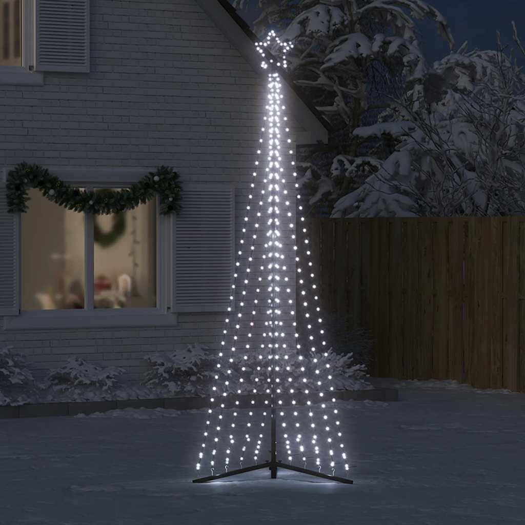 Vidaxl LED Arbre de Noël 495 LEDS Cold White 300,5 cm