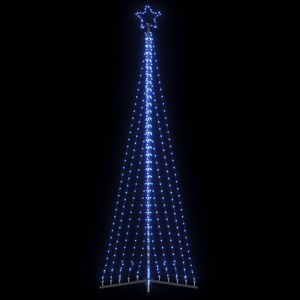 Vidaxl LED Arbre de Noël 495 LEDS 300,5 cm bleu
